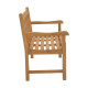 Καναπές Nat teak ξύλο σε φυσική απόχρωση 120x57x96εκ **