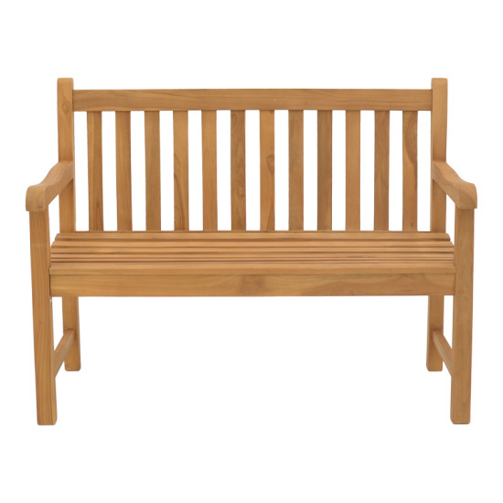 Καναπές Nat teak ξύλο σε φυσική απόχρωση 120x57x96εκ **