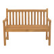Καναπές Nat teak ξύλο σε φυσική απόχρωση 120x57x96εκ **