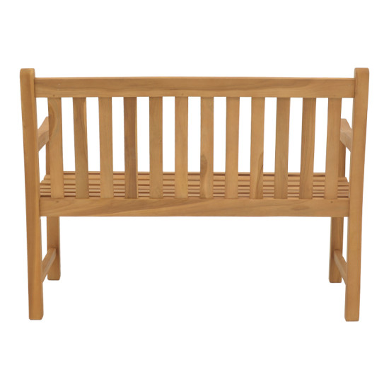 Καναπές Nat teak ξύλο σε φυσική απόχρωση 120x57x96εκ **