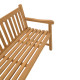 Καναπές Nat teak ξύλο σε φυσική απόχρωση 120x57x96εκ **