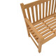 Καναπές Nat teak ξύλο σε φυσική απόχρωση 120x57x96εκ **