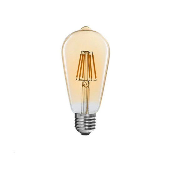 Λαμπτήρας LED ST64 Bulb 4W 3000K E27 amber **