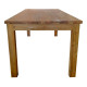 Τραπέζι Wooly teak ξύλο σε φυσική απόχρωση 220x90x75εκ **
