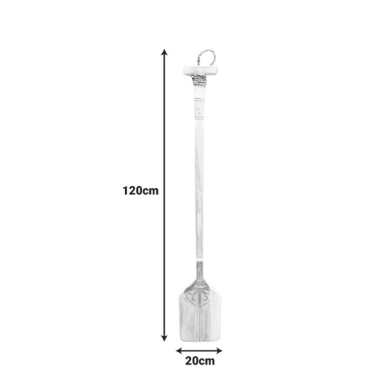 Διακοσμητικό τοίχου κουπί Boon Inart μαόνι ξύλο σε λευκή-φυσική απόχρωση 20x3x120εκ ** Διακοσμητικό τοίχου κουπί Boon Inart μαόνι ξύλο σε λευκή-φυσική απόχρωση 20x3x120εκ **