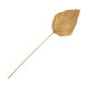 Διακοσμητικό φύλλο Walsy Inart palm leaf σε φυσική απόχρωση Υ135 εκ **