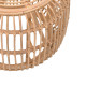 Σκαμπό Rajesty rattan σε φυσική απόχρωση Φ60x46εκ **