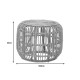 Σκαμπό Rajesty rattan σε φυσική απόχρωση Φ60x46εκ **