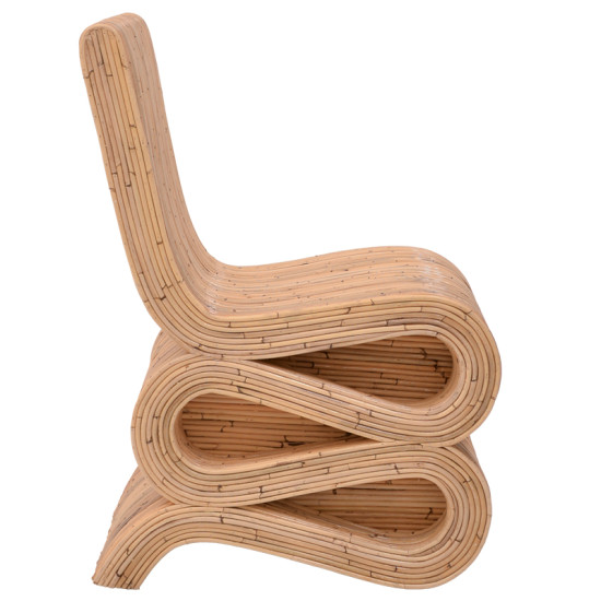 Πολυθρόνα Favorsy rattan σε φυσική απόχρωση 65x52x90εκ **