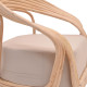 Σαλόνι Radictive-Siderty σετ 3τεμ rattan σε φυσική απόχρωση **