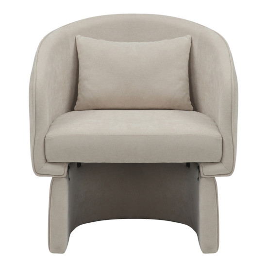 Armchair Playmob  fabric in beige shade 69x65x79cm **