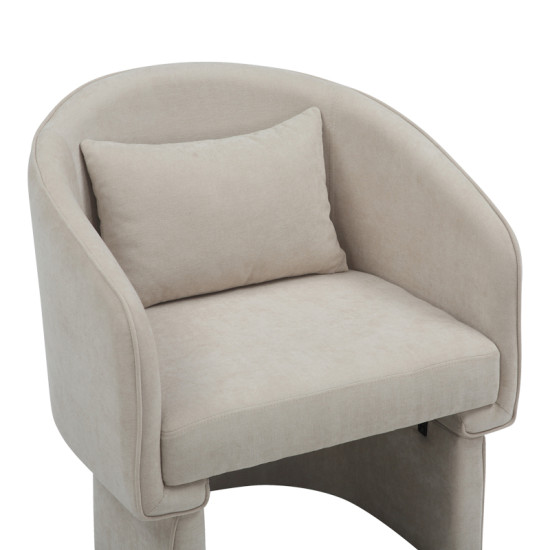 Armchair Playmob  fabric in beige shade 69x65x79cm **