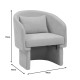 Armchair Playmob  fabric in beige shade 69x65x79cm **