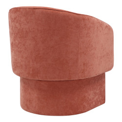 Πολυθρόνα Playmob ύφασμα σε κεραμιδί απόχρωση 69x65x79εκ **