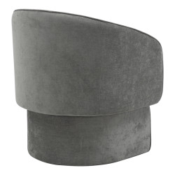 Πολυθρόνα Playmob ύφασμα σε γκρι απόχρωση 69x65x79εκ **