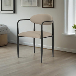 Πολυθρόνα Kalone pu σε γκρι-μπεζ απόχρωση 56x55x78εκ - 2τμχ. **