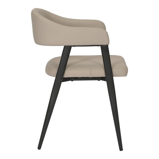 Πολυθρόνα Sezan pu σε γκρι-μπεζ απόχρωση 56x55x78εκ - 2τμχ. ** Πολυθρόνα Sezan pu σε γκρι-μπεζ απόχρωση 56x55x78εκ - 2τμχ. **