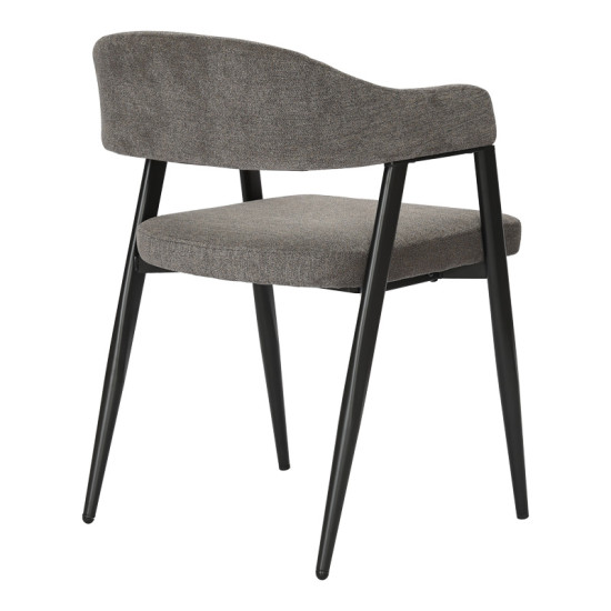 Πολυθρόνα Sezan ύφασμα σε ανθρακί απόχρωση 56x55x78εκ - 2τμχ. ** Πολυθρόνα Sezan ύφασμα σε ανθρακί απόχρωση 56x55x78εκ - 2τμχ. **