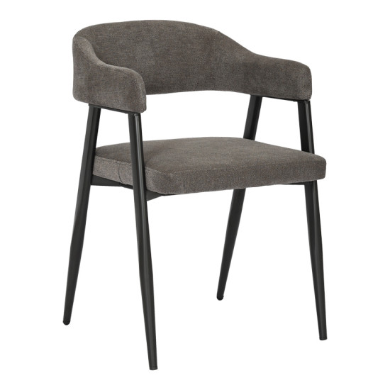 Πολυθρόνα Sezan ύφασμα σε ανθρακί απόχρωση 56x55x78εκ - 2τμχ. ** Πολυθρόνα Sezan ύφασμα σε ανθρακί απόχρωση 56x55x78εκ - 2τμχ. **