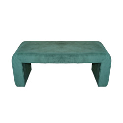 Σκαμπό Gagga Inart βελούδο σε πράσινη απόχρωση 110x40x45εκ **