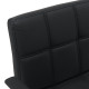 Καρέκλα γραφείου Buleco pu σε μαύρη απόχρωση 56x46x74-86εκ **