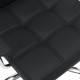 Καρέκλα γραφείου Buleco pu σε μαύρη απόχρωση 56x46x74-86εκ **
