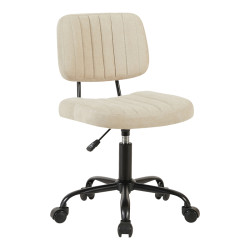 Καρέκλα γραφείου Warra ύφασμα μπεζ 50x52x76-86εκ **