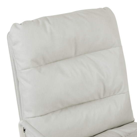 Καρέκλα γραφείου διευθυντη Kreno PES γκρι 56x67x89-97εκ **