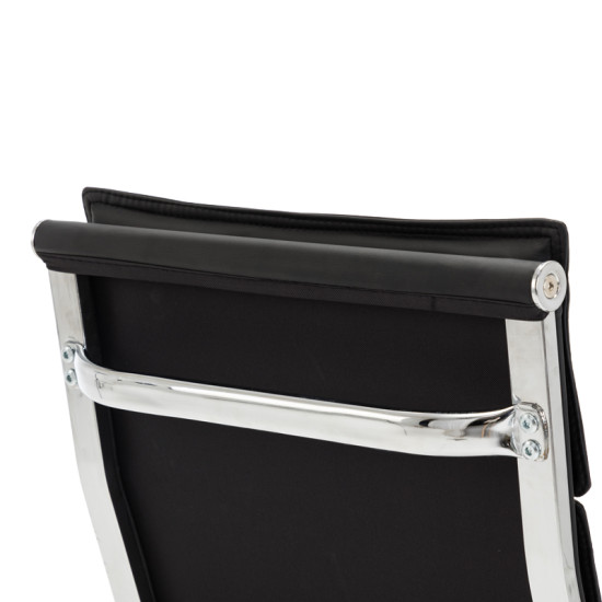 Καρέκλα γραφείου διευθυντη Mavel PU μαύρo 55x62x100-110εκ **