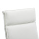 Καρέκλα γραφείου διευθυντη Mavel PU λευκό 55x62x100-110εκ **