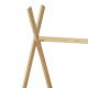 Παιδικό κρεβάτι Noam τ.Montessori με κιγκλίδωμα ξύλο πεύκου σε φυσική απόχρωση 70x140εκ **