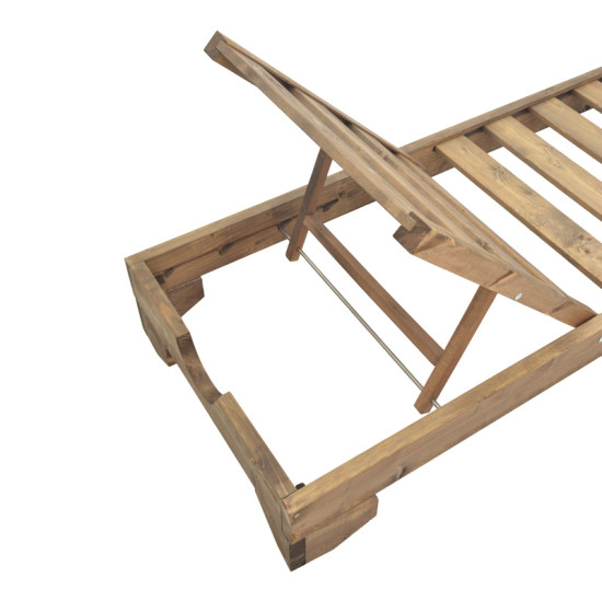 Ξαπλώστρα Fendy ξύλο ελάτου σε καρυδί απόχρωση 71.5x200x24εκ ** Ξαπλώστρα Fendy ξύλο ελάτου σε καρυδί απόχρωση 71.5x200x24εκ **