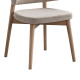 Καρέκλα Siena rubberwood σε φυσική-μπεζ απόχρωση 48x50x81εκ - 2τμχ. **
