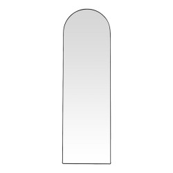 Καθρέπτης Plaza I αλουμίνιο σε μαύρη απόχρωση 50x28x160εκ **