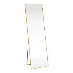 Καθρέπτης Moira αλουμίνιο χρυσό 50x28x160εκ **