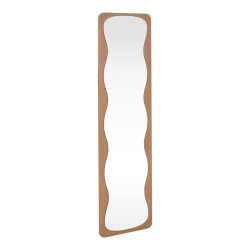 Καθρέπτης Jenia mdf σε φυσική απόχρωση 40x40x160εκ **