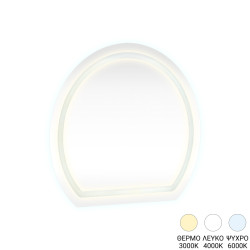 Καθρέπτης Enira με led 59.5x2.8x59.5εκ **