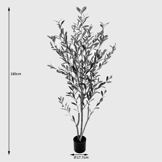 Διακοσμητικό φυτό σε γλάστρα Olia Inart πράσινο 65x55x180εκ ** Διακοσμητικό φυτό σε γλάστρα Olia Inart πράσινο 65x55x180εκ **