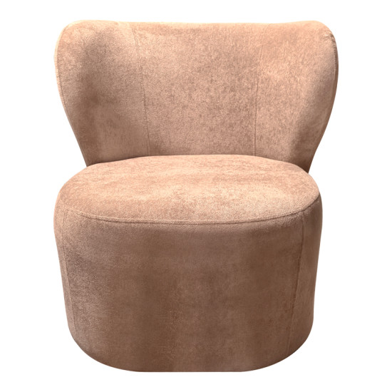 Πολυθρόνα Veridian ύφασμα σε σάπιο μήλο απόχρωση 63x70x66εκ **