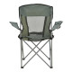 Καρεκλάκι παραλίας-camping Pesca μέταλλο-αδιάβροχο ύφασμα σε γκρι απόχρωση 55x55x95εκ **