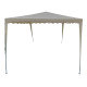 Κιόσκι Gazebo μεταλλικός σκελετός - ύφασμα μπεζ 3x3m **