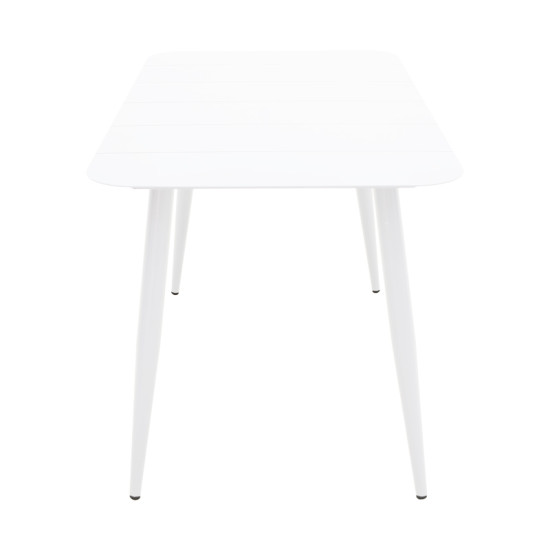 Τραπέζι Vista αλουμίνιο σε λευκη απόχρωση 150x80x72εκ **