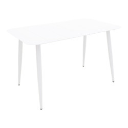 Τραπέζι Vista αλουμίνιο σε λευκη απόχρωση 150x80x72εκ **