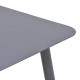 Τραπέζι Vista αλουμίνιο σε ανθρακί απόχρωση 150x80x72εκ **