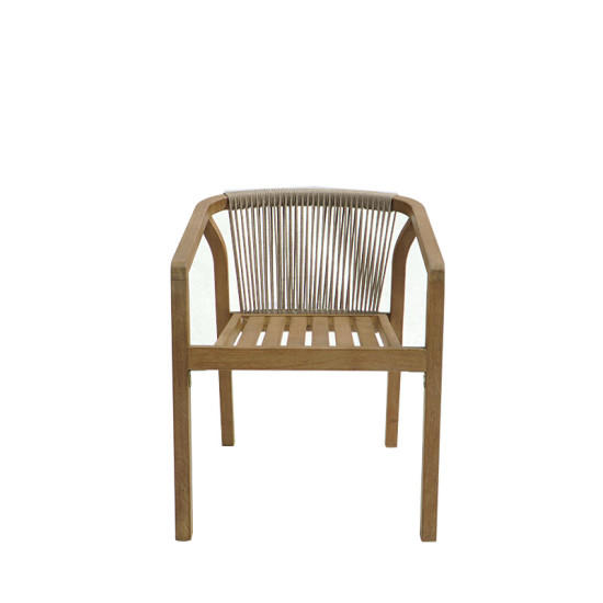 Πολυθρόνα Malibu II μασίφ ξύλο ακακίας-ύφασμα σε φυσική-μπεζ απόχρωση 58x63x74εκ - 2τμχ. ** Πολυθρόνα Malibu II μασίφ ξύλο ακακίας-ύφασμα σε φυσική-μπεζ απόχρωση 58x63x74εκ - 2τμχ. **