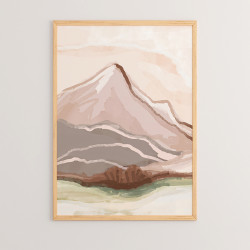 Πίνακας Mons με ψηφιακή εκτύπωση και πλαίσιο 33x1.5x48εκ **