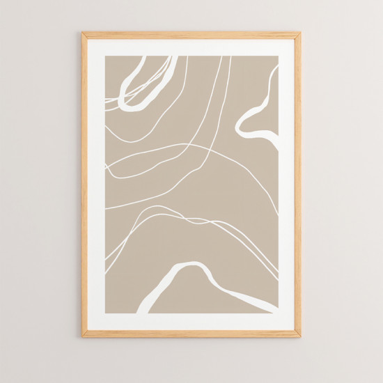 Πίνακας Grito με ψηφιακή εκτύπωση και πλαίσιο 33x1.5x48εκ **