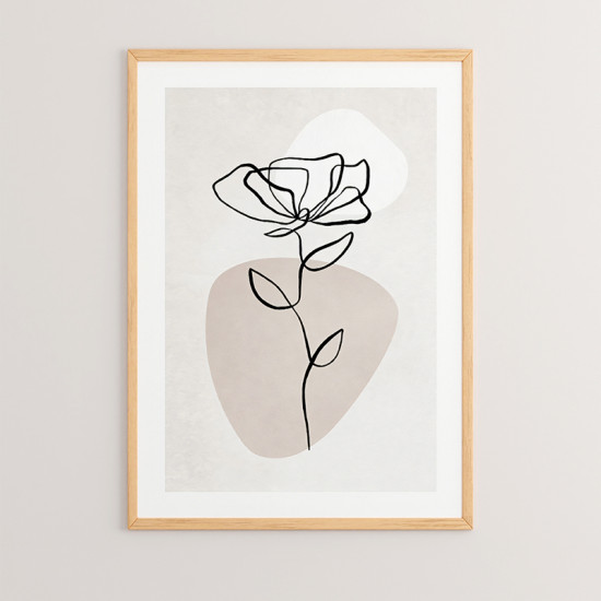 Πίνακας Bevo με ψηφιακή εκτύπωση και πλαίσιο 33x1.5x48εκ **