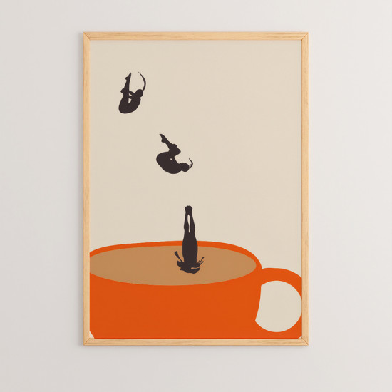 Πίνακας Jany με ψηφιακή εκτύπωση και πλαίσιο 33x1.5x48εκ **