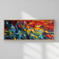 Πίνακας Feder με ψηφιακή εκτύπωση και πλαίσιο 120x2x50εκ **